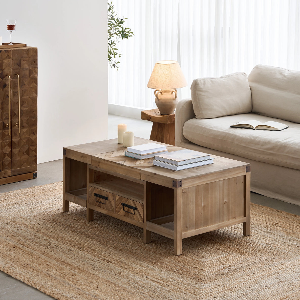 Acadia Fully-Assembled Coffee Table