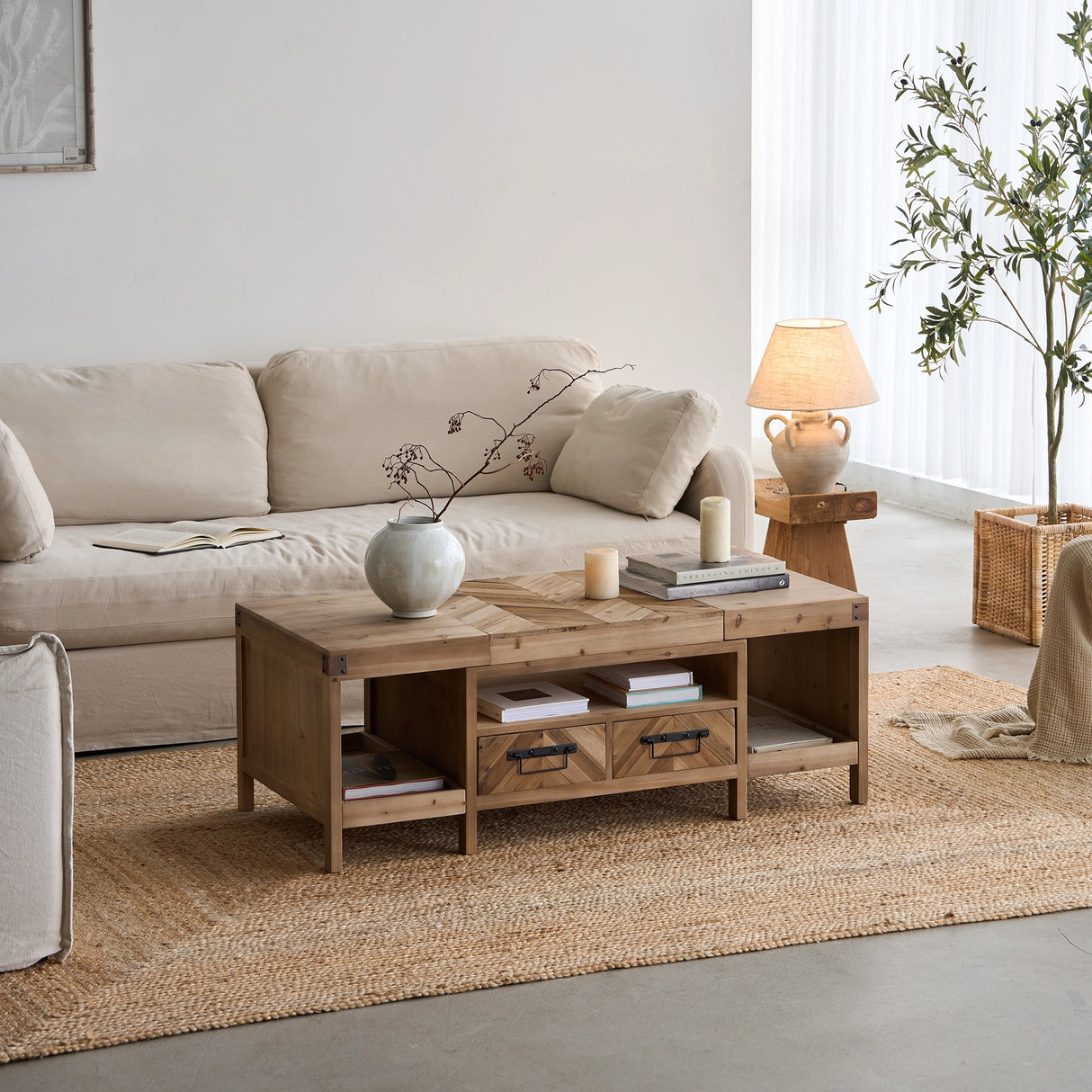 Acadia Fully-Assembled Coffee Table