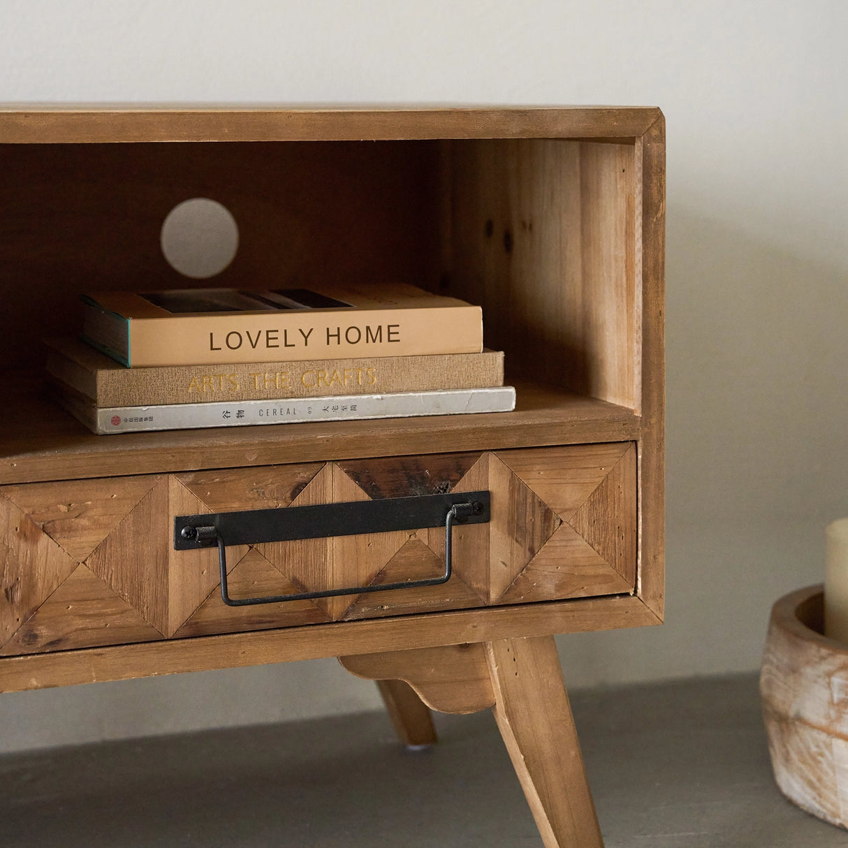 Reclaimed Wood TV Stand for TV Up to 60"