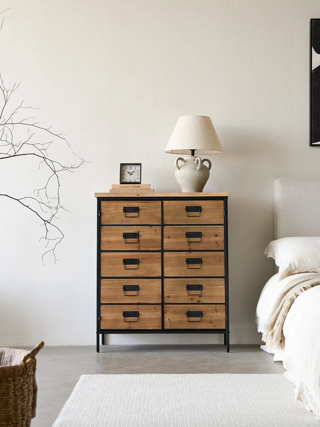 Rhylen Faux-Drawer Cabinet