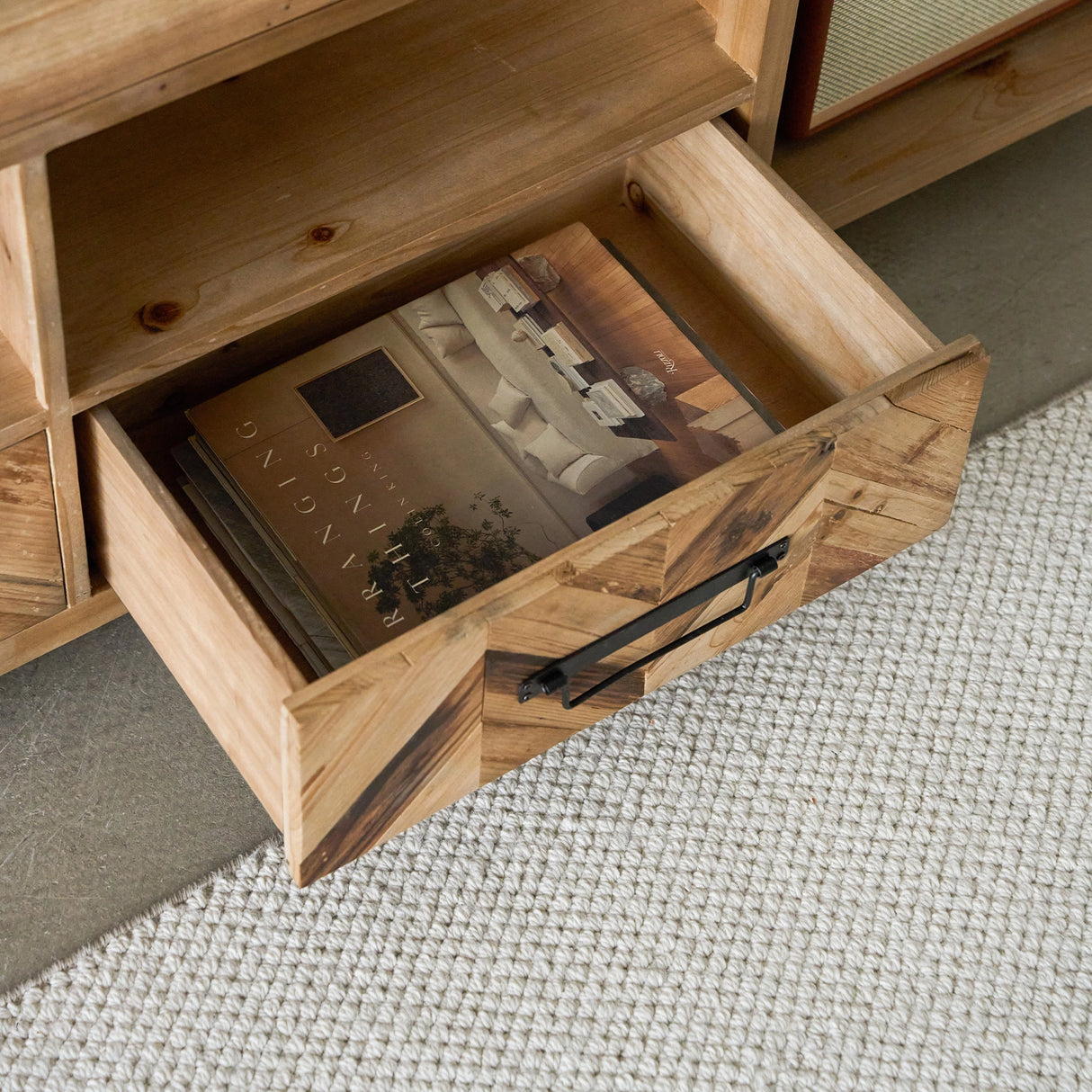 Acadia Fully-Assembled TV Stand for Up to 80" TV