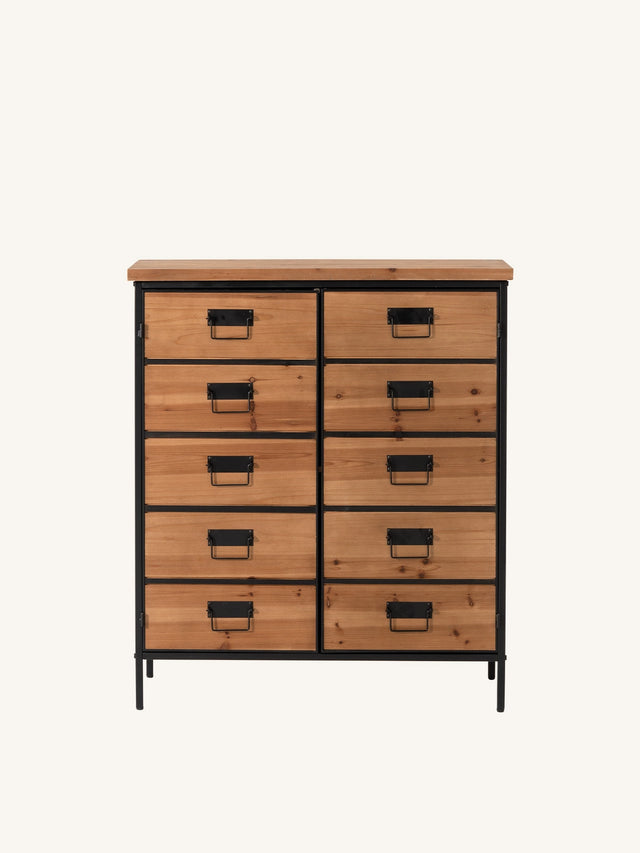 Rhylen Faux-Drawer Cabinet