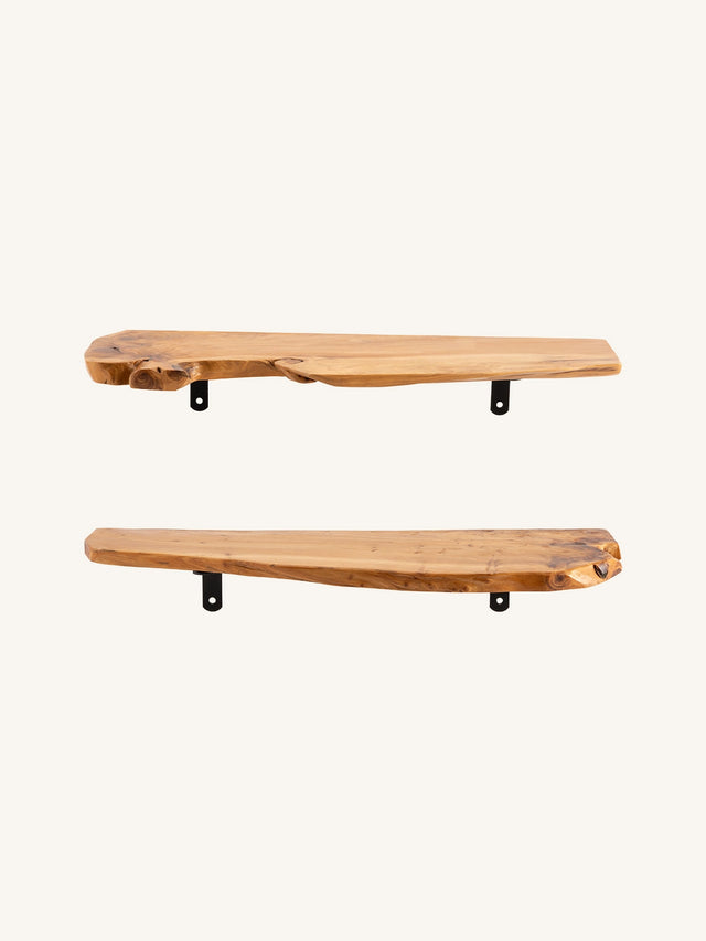 Live Edge Floating Wall Shelf