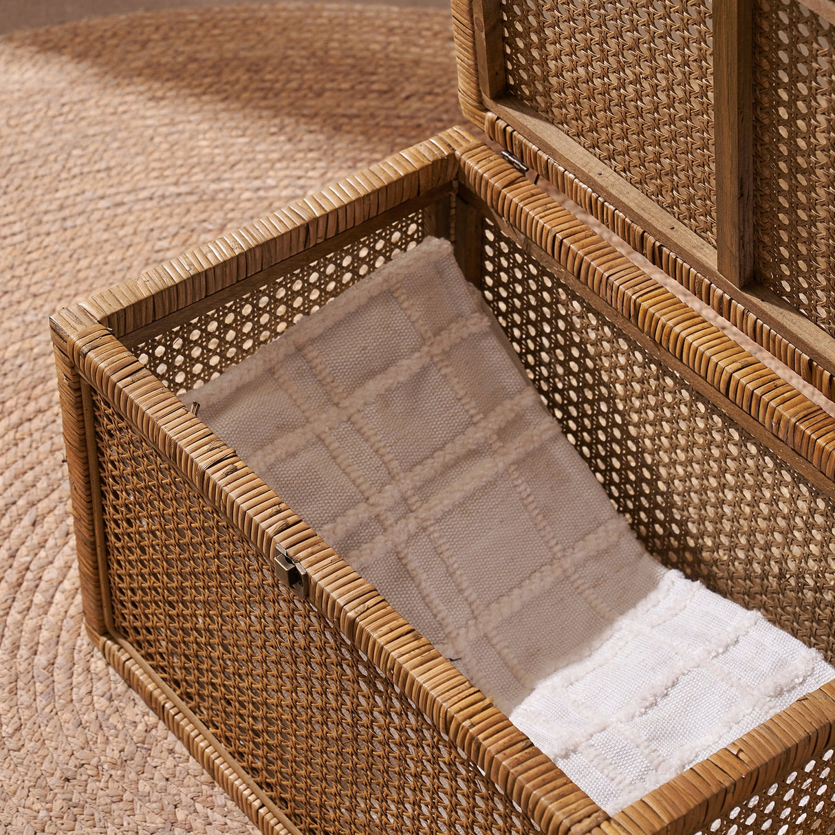 Rattan Storage Box, Set of 3