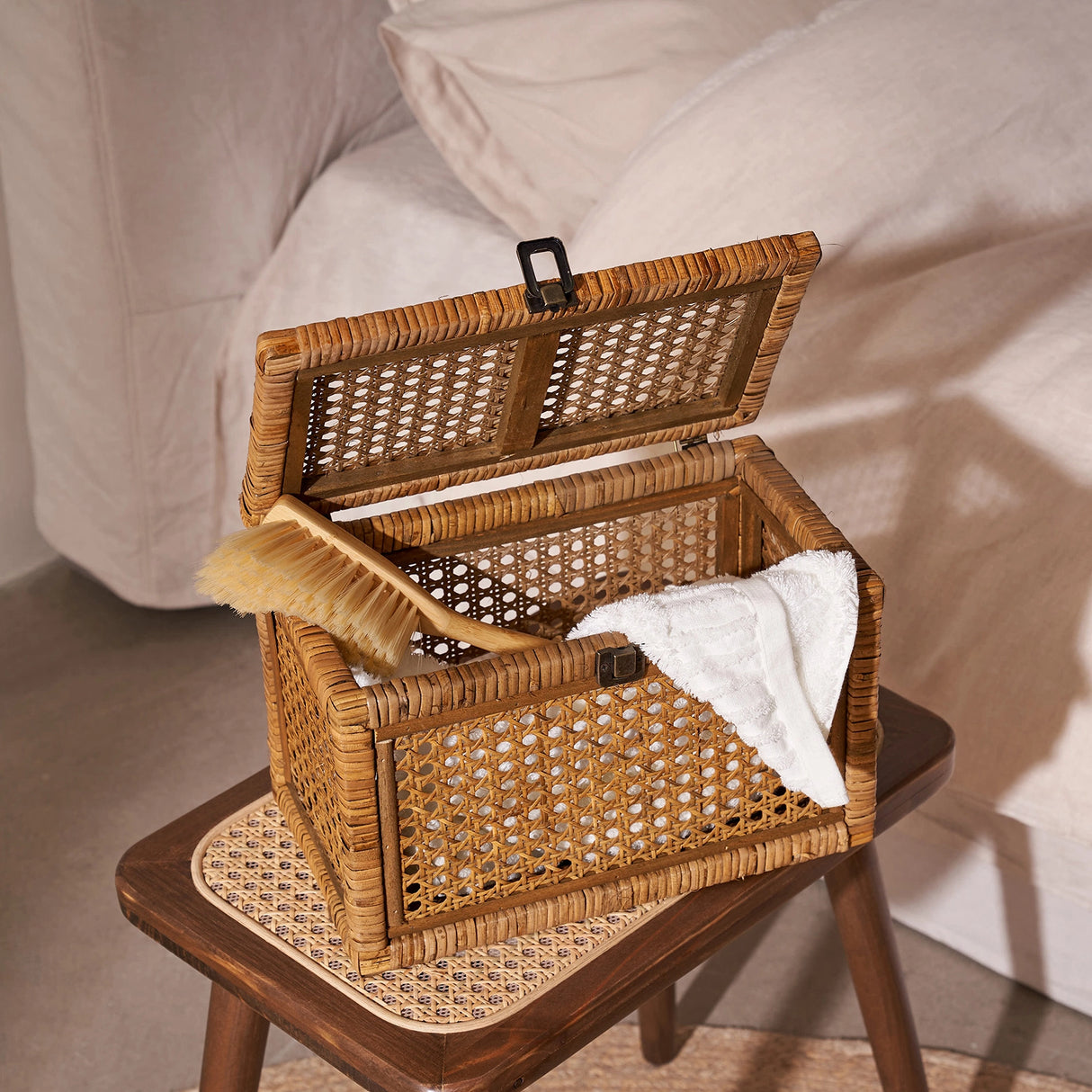 Rattan Storage Box, Set of 3