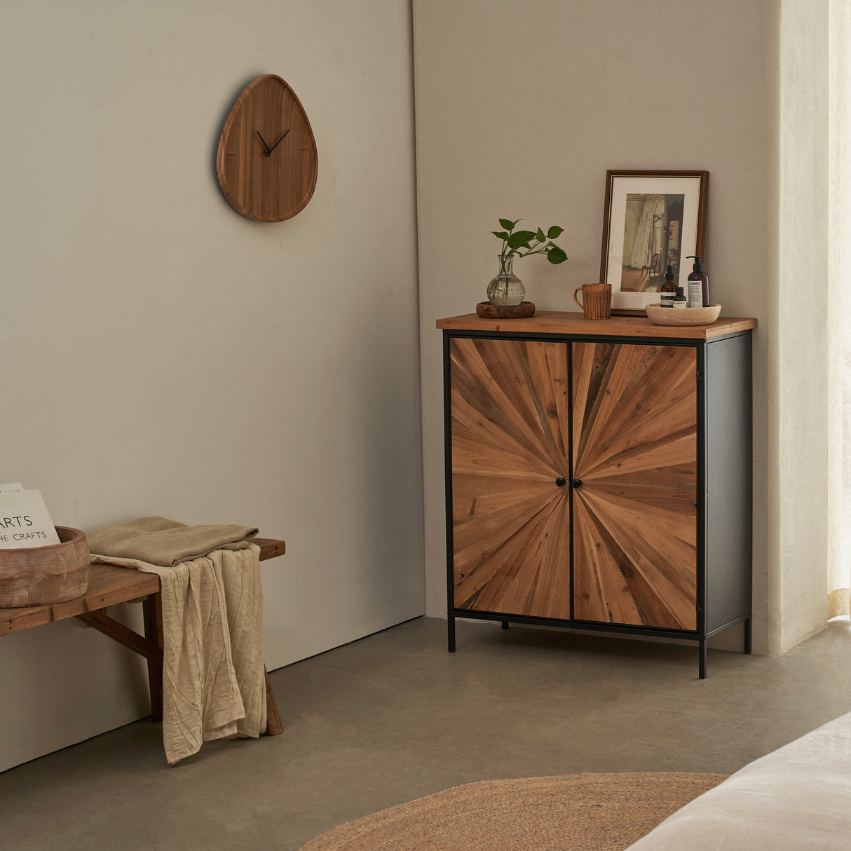 Acadia 31"x37" Accent Storage Cabinet