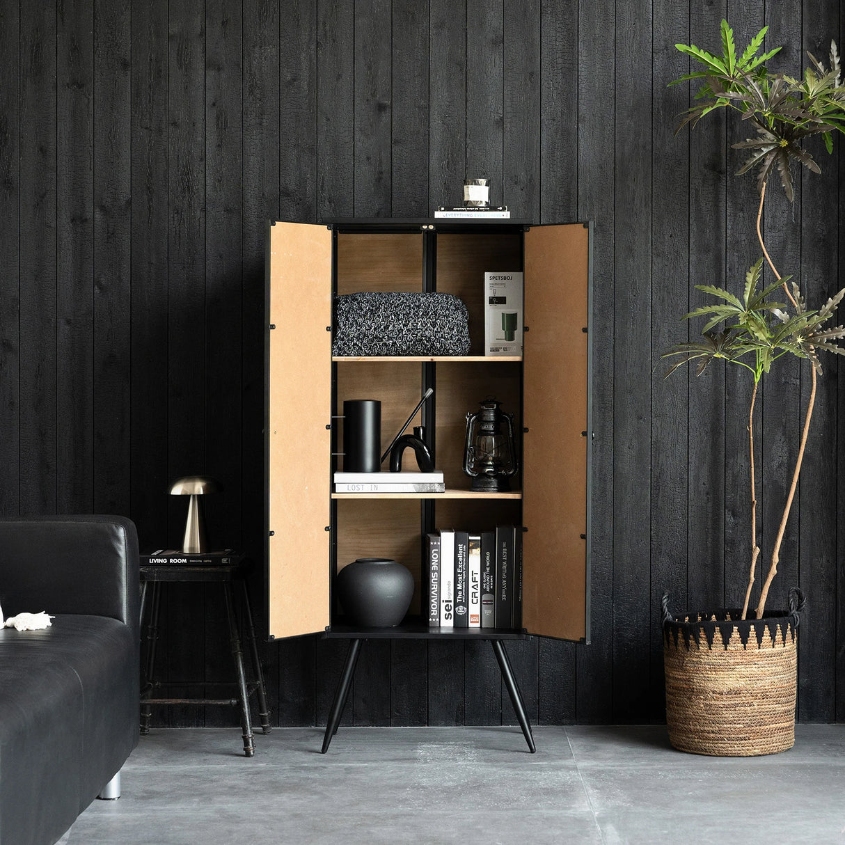 Dawnlight 55" Tall Accent Cabinet