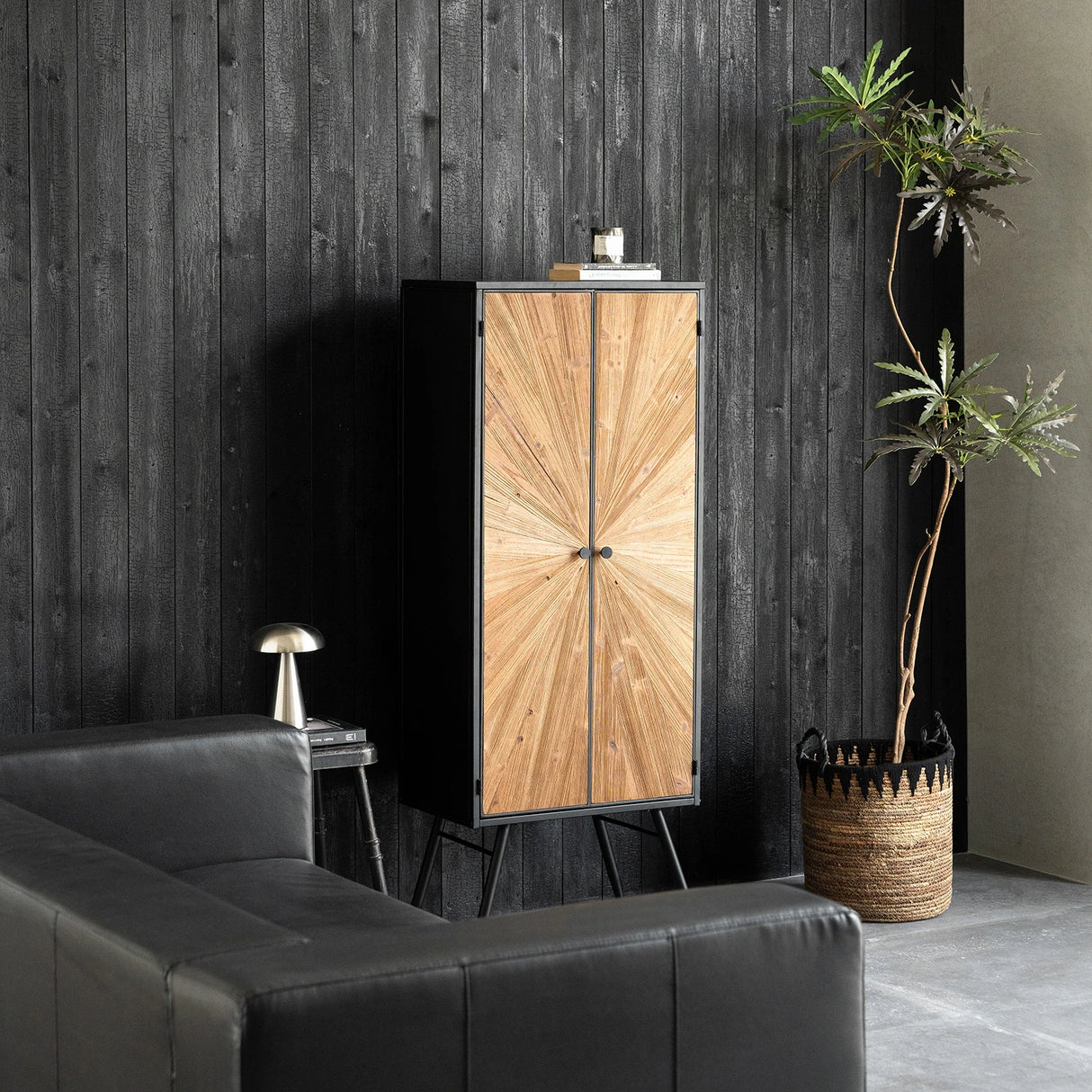 Dawnlight 55" Tall Accent Cabinet