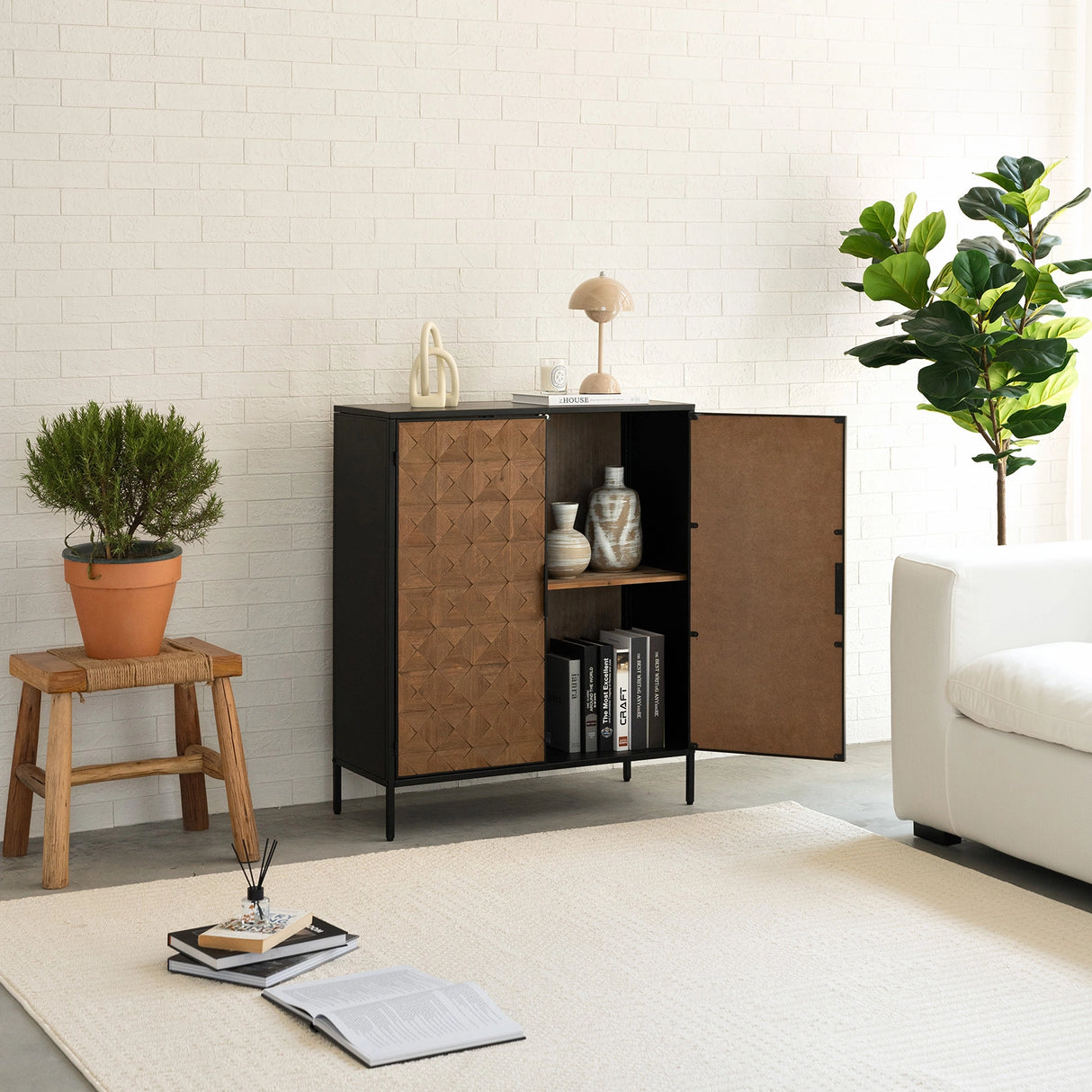 Natchez 31"x38" Console Cabinet