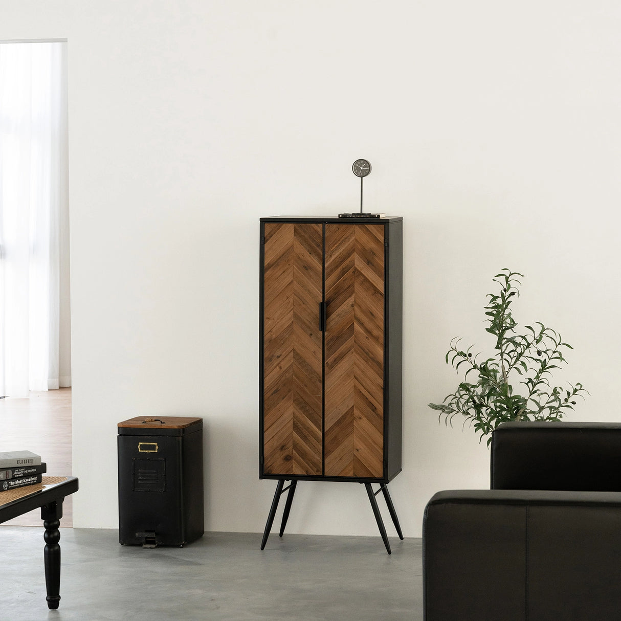 Acadia 55" Tall Accent Cabinet