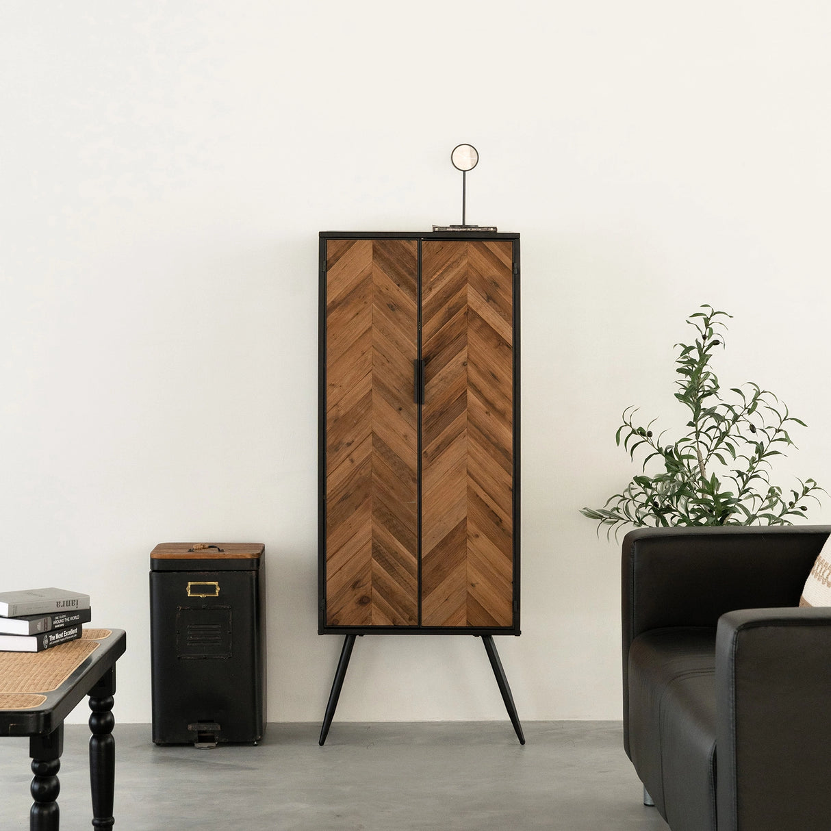 Acadia 55" Tall Accent Cabinet