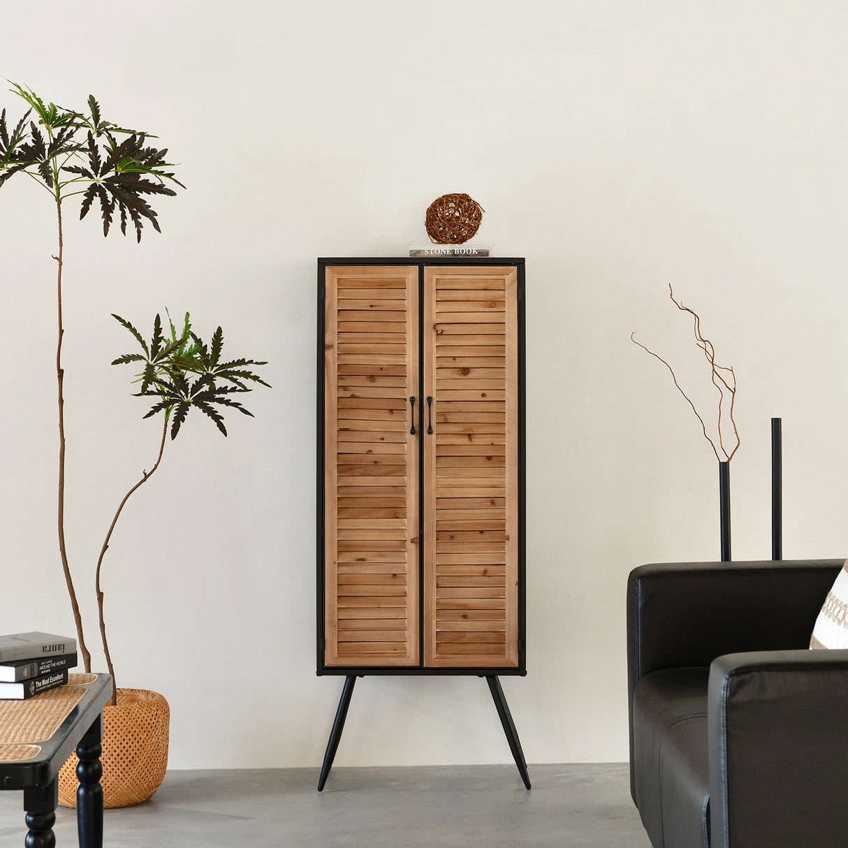 Velora 55" Tall Storage Cabinet