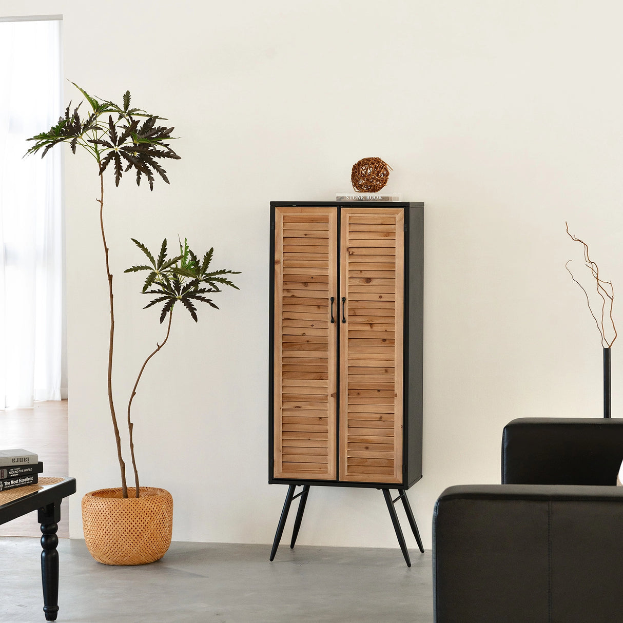 Velora 55" Tall Storage Cabinet