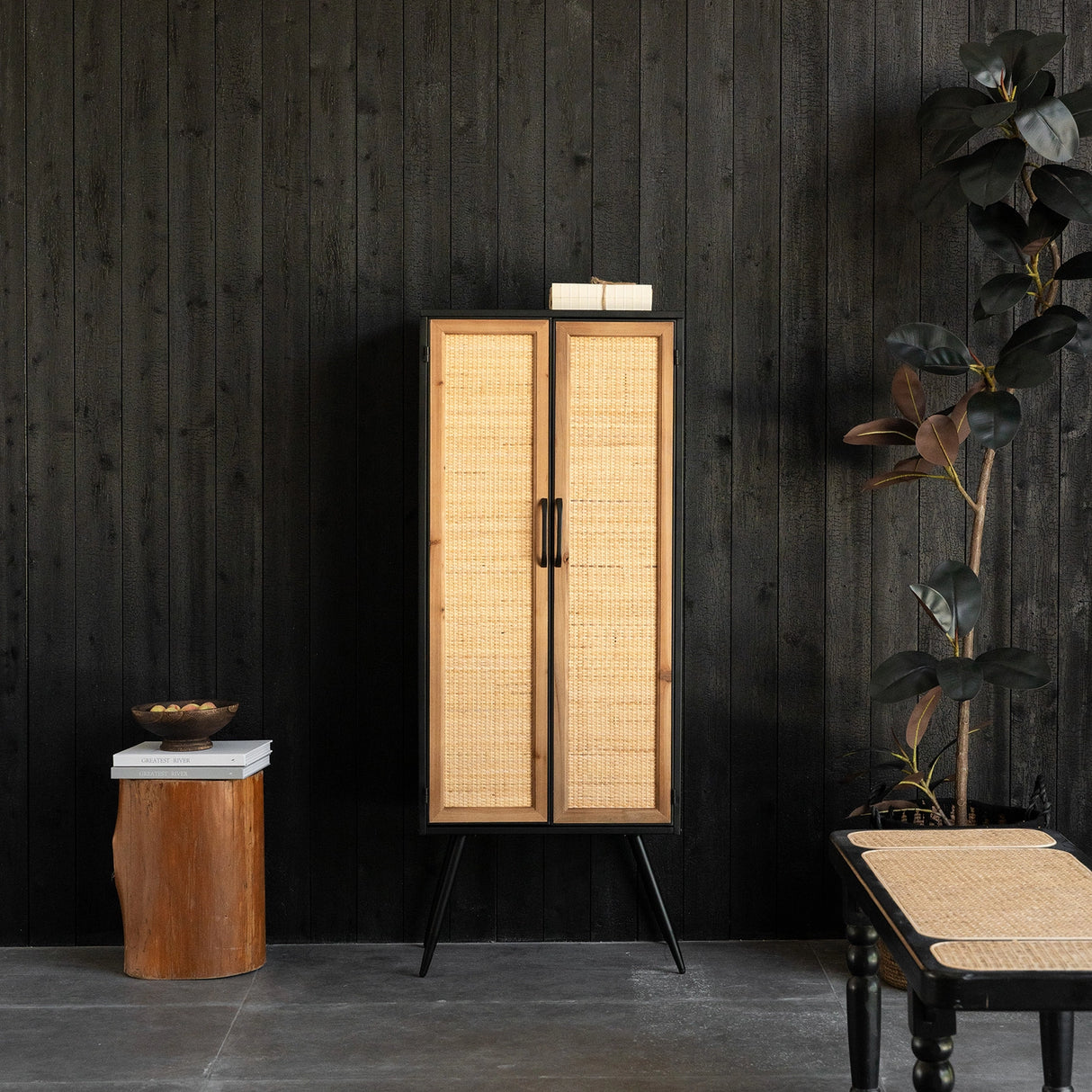 Ravina 55" Tall Accent Cabinet