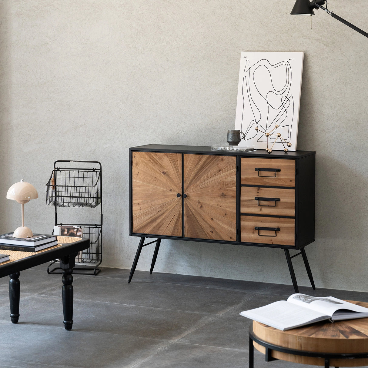 Dawnlight 43"x33" Console Cabinet