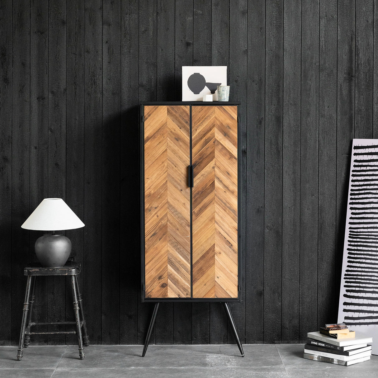 Acadia 55" Tall Accent Cabinet