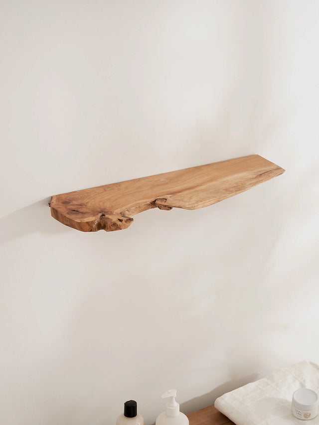 Live Edge Floating Wall Shelf