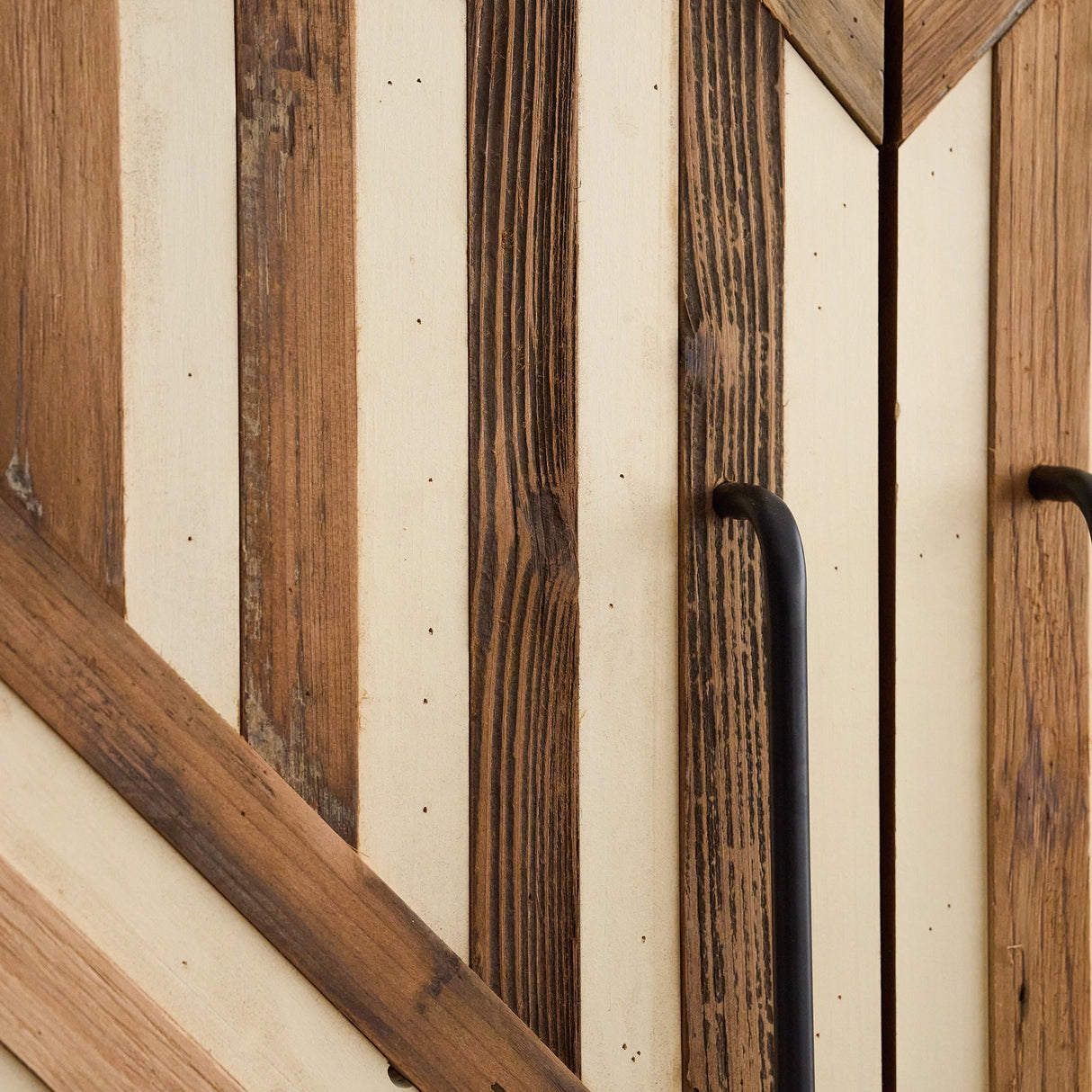 50” Tall Accent Cabinet with Reclaimed Wood Doors
