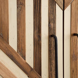 50” Tall Accent Cabinet with Reclaimed Wood Doors