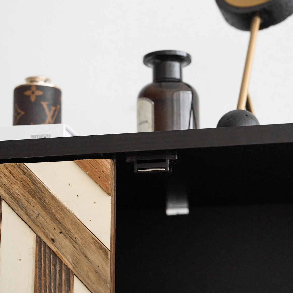 50” Tall Accent Cabinet with Reclaimed Wood Doors