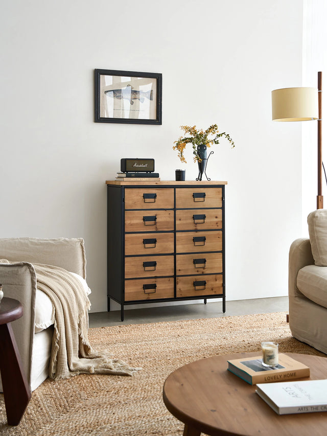 Rhylen Faux-Drawer Cabinet