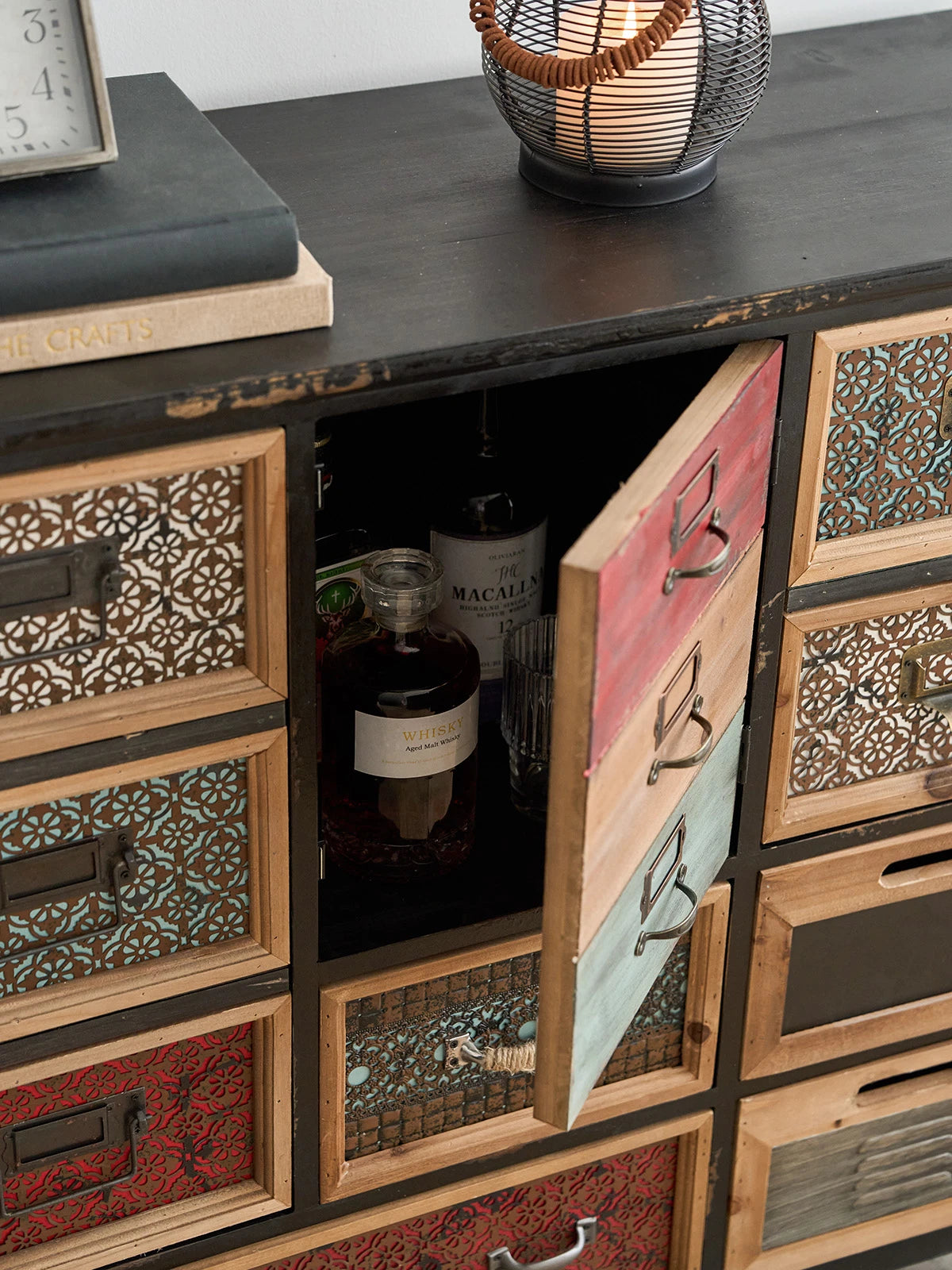 Mirelith Faux-Drawers Cabinet