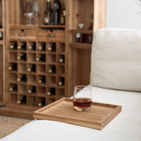 Bar Cabinet with Reclaimed Wood Doors