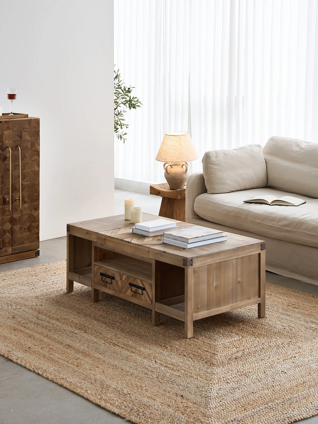 Acadia Reclaimed Wood Coffee Table