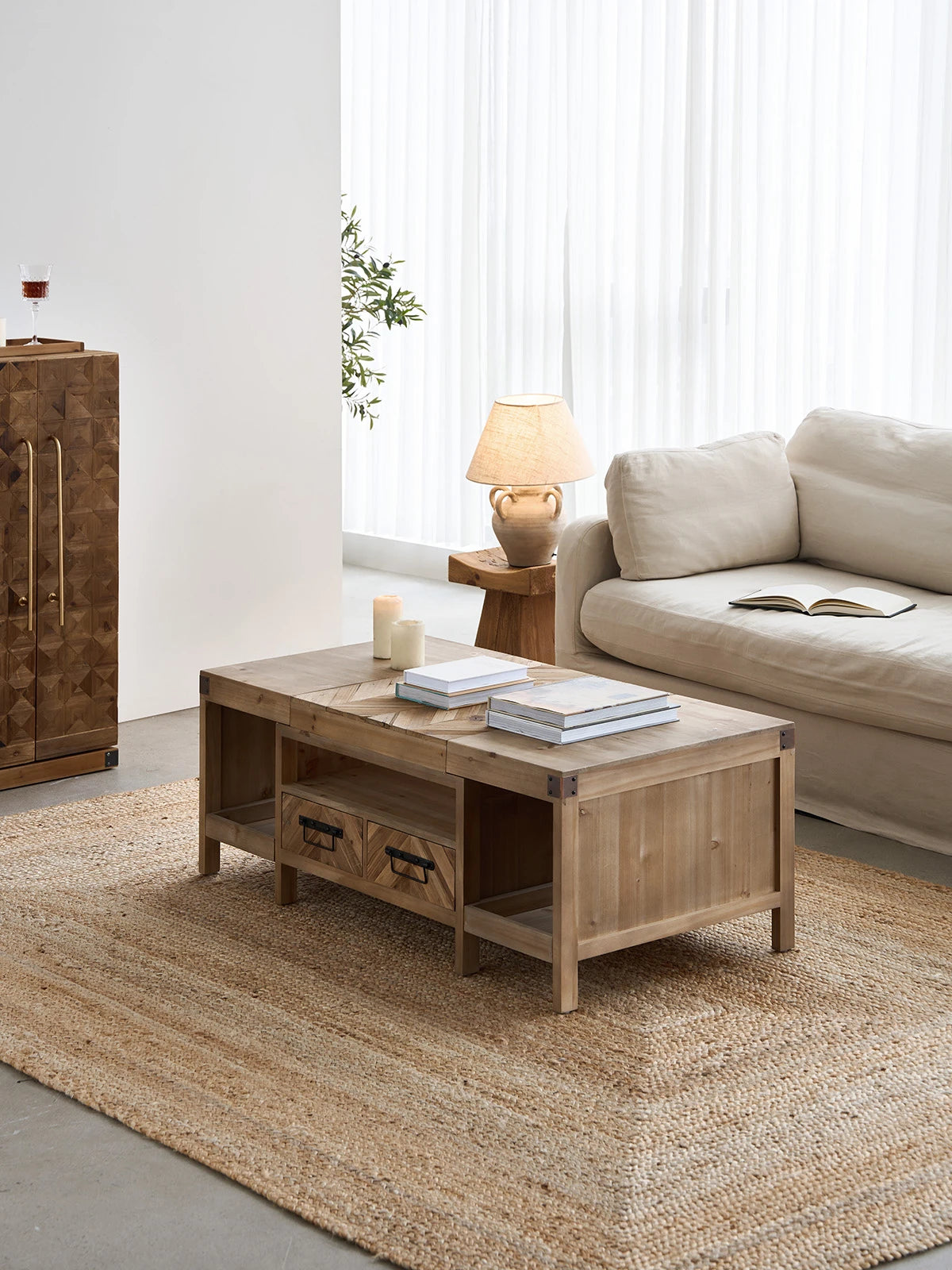 Acadia Reclaimed Wood Coffee Table