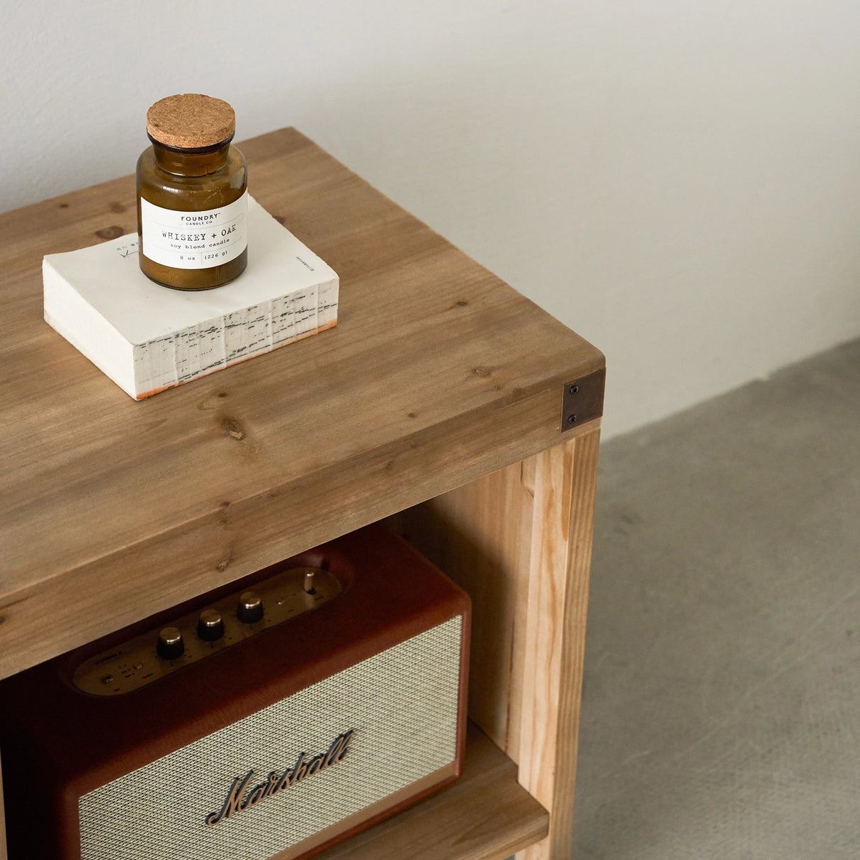 Reclaimed Wood TV Stand for TV Up to 80”
