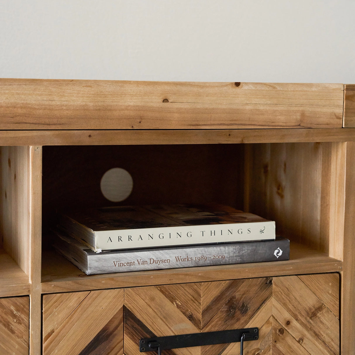 Reclaimed Wood TV Stand for TV Up to 80”
