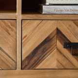 Reclaimed Wood TV Stand for TV Up to 80”