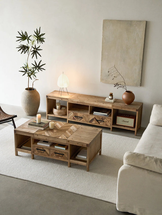 Acadia Fully-Assembled TV Stand for Up to 80" TV