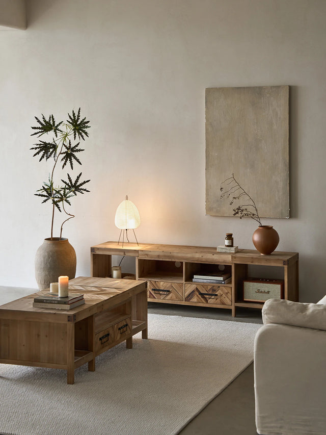 Acadia Fully-Assembled TV Stand for Up to 80" TV