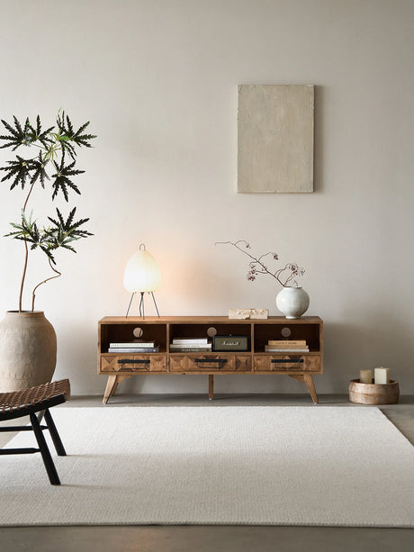 Reclaimed Wood TV Stand for TV Up to 60"