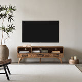Reclaimed Wood TV Stand for TV Up to 60”