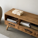 Reclaimed Wood TV Stand for TV Up to 60”