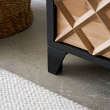 41” * 37” Wood Parquet Chest