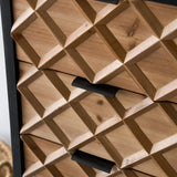 33” * 44” Wood Parquet Dresser