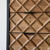 33” * 44” Wood Parquet Dresser