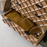 33” * 44” Wood Parquet Dresser