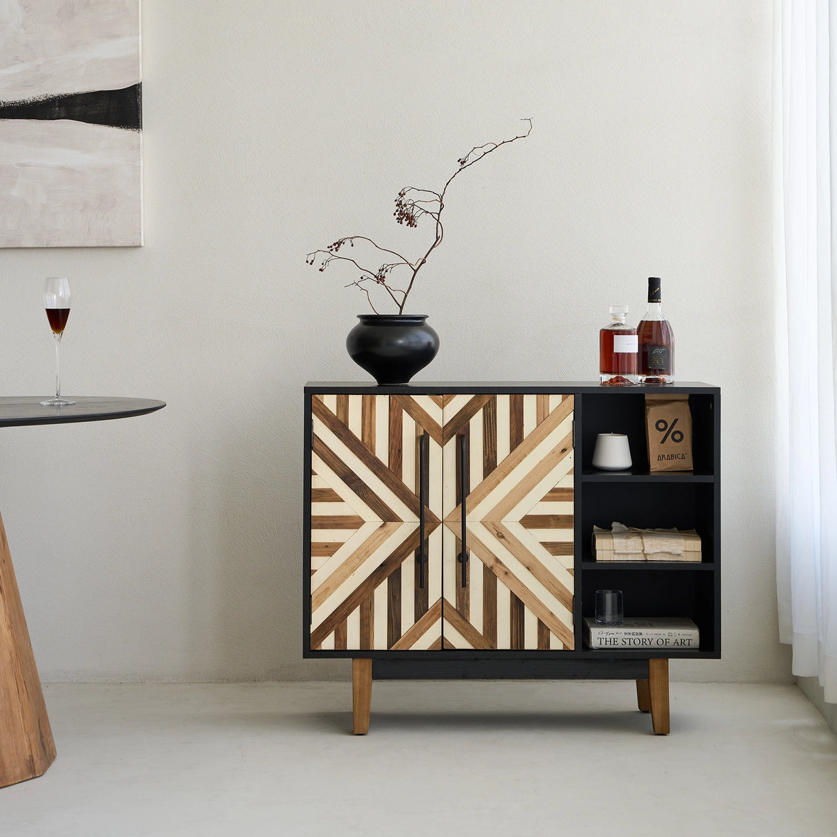 37” * 31” Reclaimed Wood Sideboard