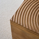 Whirling Wood Storage Boxes, Set of 2