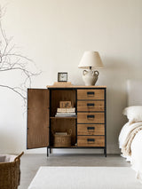 Rhylen Faux-Drawer Cabinet