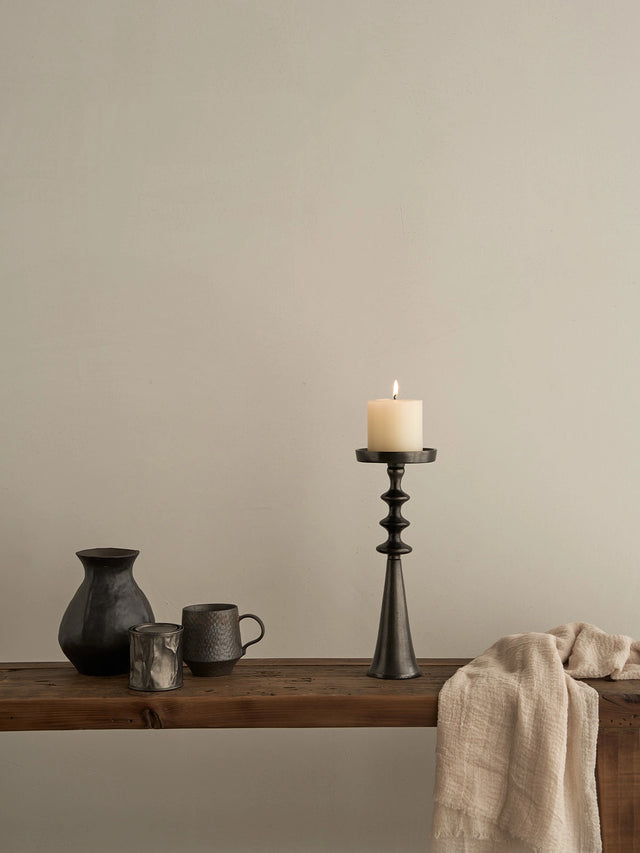 The Tempered 12“ Candle Holder
