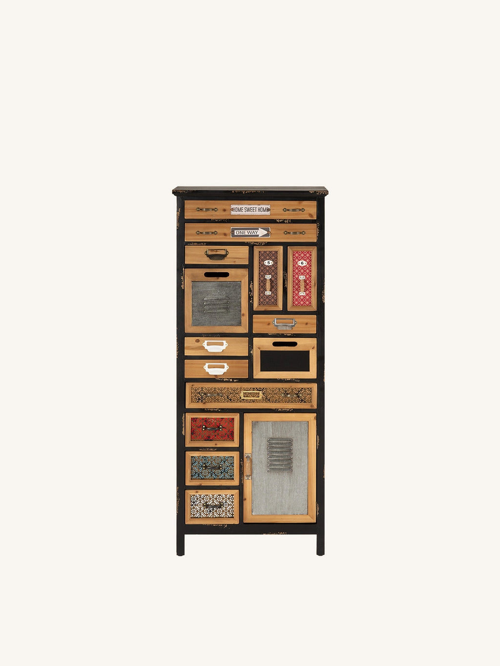 Mirelith Faux-Drawer Tall Cabinet