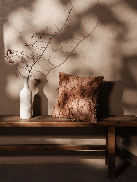 Siena 18" Frayed Appliqué Pillow