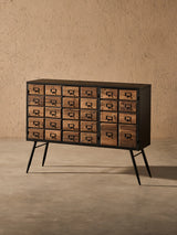 Apothecary 43"x33" Faux-Drawer Cabinet