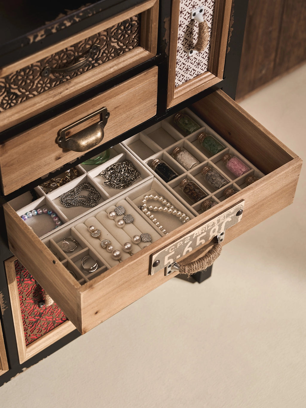 Mirelith Faux-Drawer Side Table