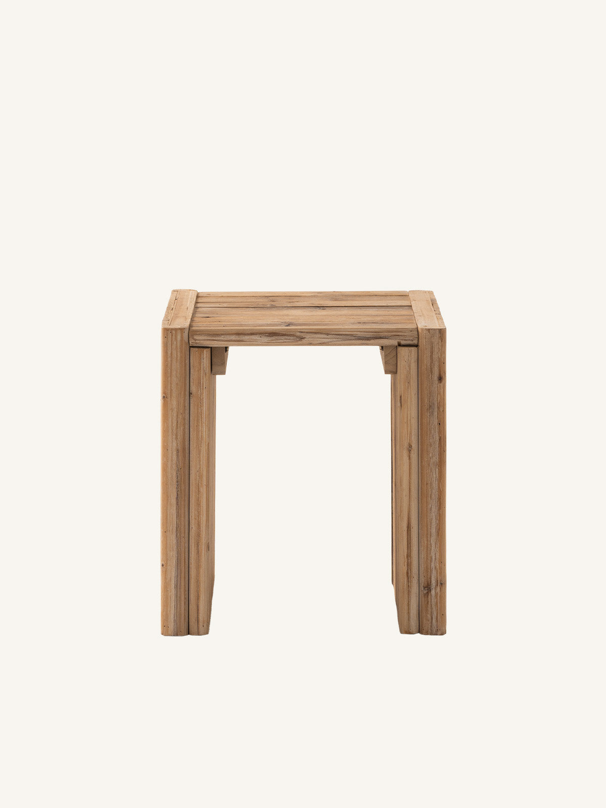Alder 17" Reclaimed Wood Side Table